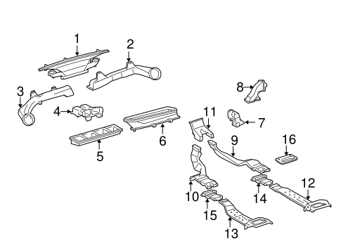 BODY/DUCTS for 2010 Toyota RAV4 #1