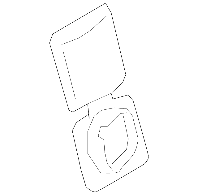 4M5Z-7452076-AA TRIM COVER, RIGHT