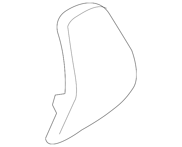 FR3Z-6360263-BA Деталь COVER, LEFT