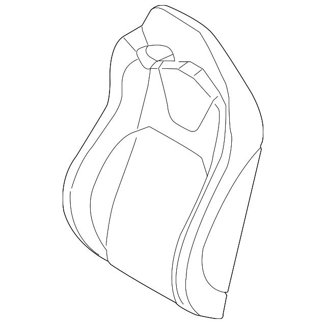 FR3Z-6364417-GA Деталь SEAT BACK COVER, LEFT