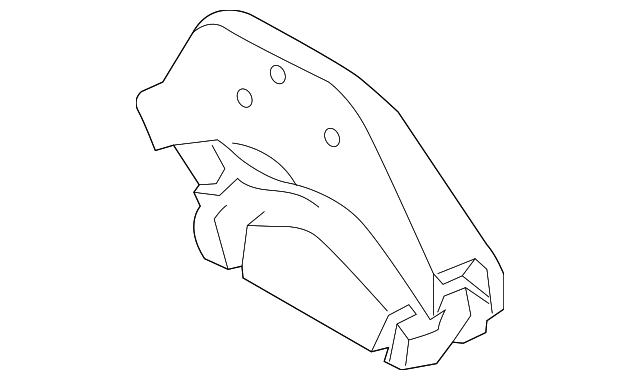 FR3Z-63611A08-A Деталь HEADREST, LEFT