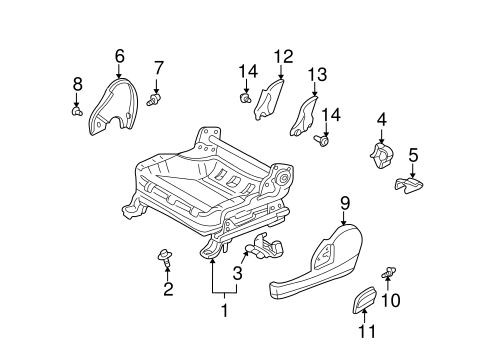 BODY/TRACKS & COMPONENTS for 2000 Toyota Echo #1
