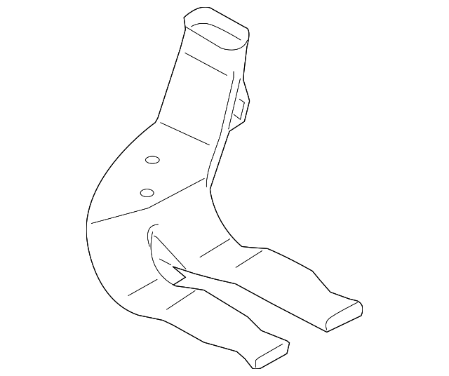 9177130 Деталь AIR DUCT, RIGHT