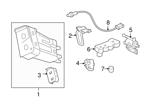 Emission System/Emission Components for 2011 Chevrolet HHR #2