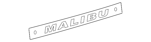 22674239 Деталь NAMEPLATE