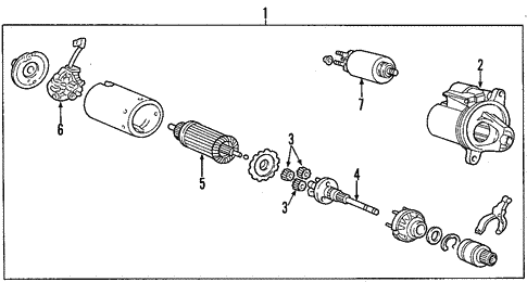 Starter for 2004 Ford Excursion #1