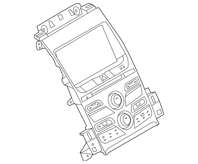EG1Z18842CA Деталь CONTROL PANEL