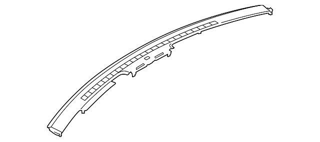 FR3Z-63044E82-BA Деталь DEFROSTER GRILLE