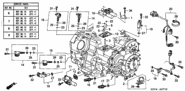 AT Sensor - Solenoid ('01-'02) for 2001 Acura MDX #0