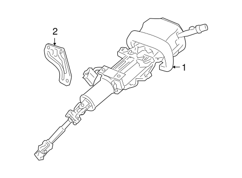 Steering Column Assembly for 2006 Cadillac DTS #1
