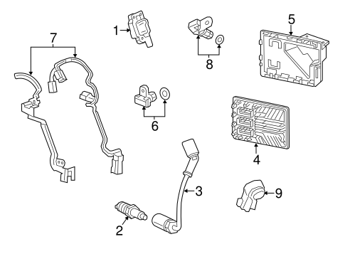 Ignition System for 2018 GMC Sierra 1500 #0
