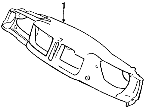 850 RADIATOR SUPPORT