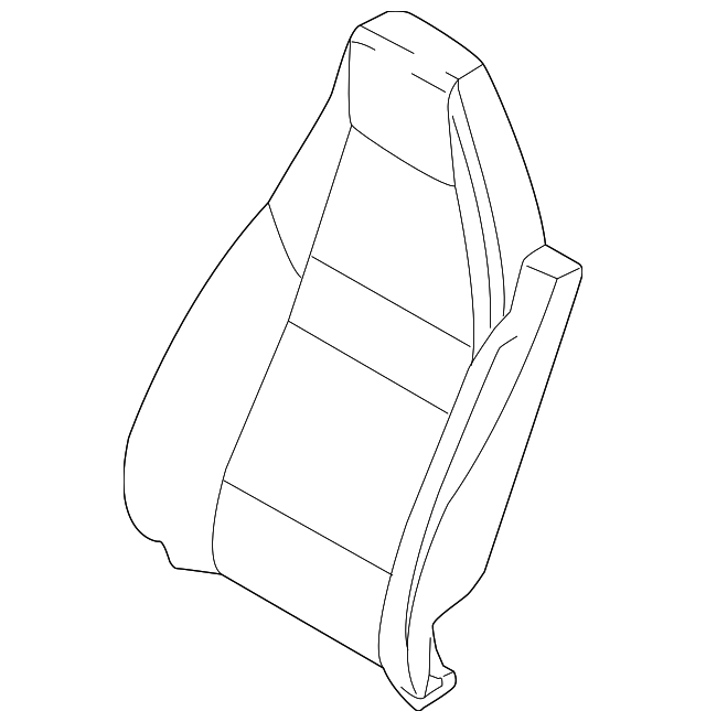 970-522-532-06 Деталь SEAT BACK PAD, RIGHT
