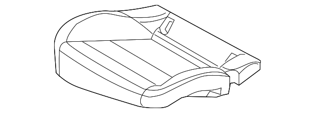 970-522-571-06 Деталь SEAT CUSHION PAD, LEFT