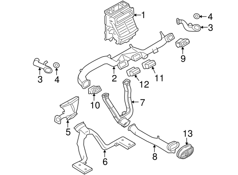 Body/Ducts for 2009 Ford Taurus #1