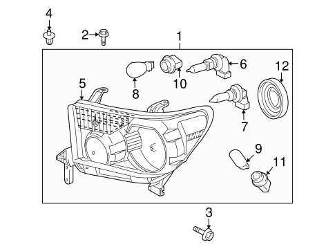 ELECTRICAL/BULBS - CHASSIS for 2015 Toyota Sequoia #4