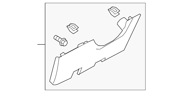 AG1Z-5404459-AA Деталь KNEE BOLSTER