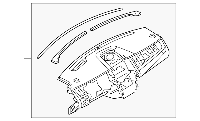 AG1Z-5404320-AB Деталь INSTRUMENT PANEL
