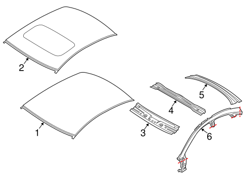S40 ROOF & COMPONENTS