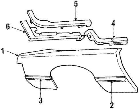 Mustang QUARTER PANEL