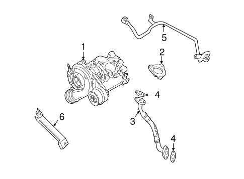 Turbocharger & Components for 2006 Volkswagen Golf #0