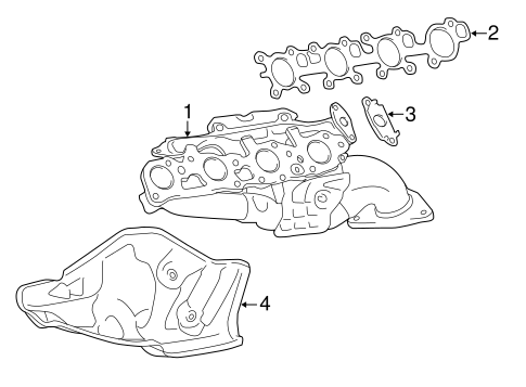EXHAUST SYSTEM/EXHAUST MANIFOLD for 2014 Toyota Tundra #1