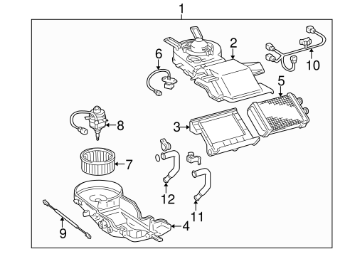 HVAC/HEATER for 2001 Toyota 4Runner #1