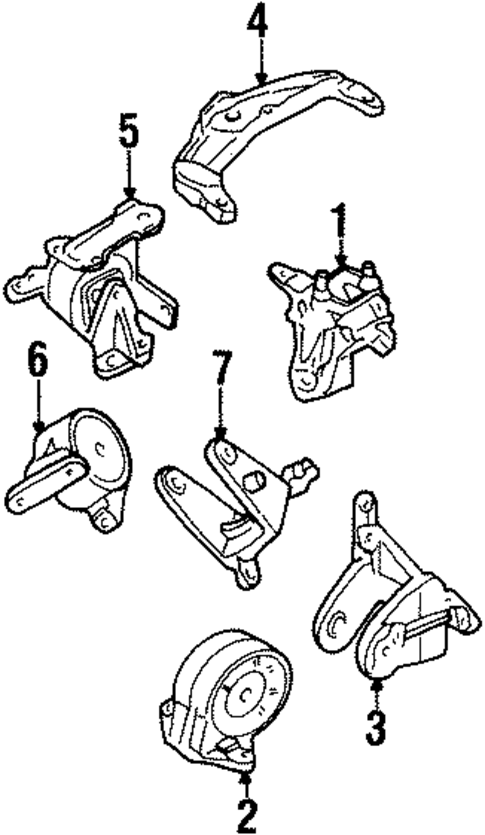 Cougar ENGINE & TRANS MOUNTING