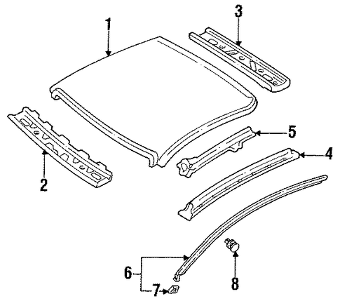 Probe EXTERIOR TRIM - ROOF