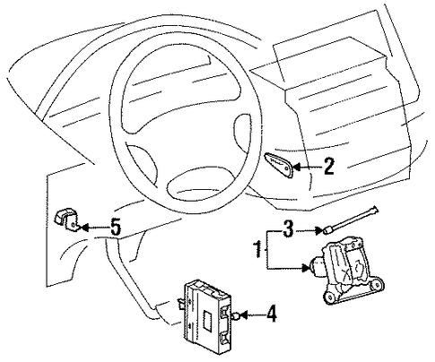 ELECTRICAL/CRUISE CONTROL SYSTEM for 1996 Toyota Previa #1