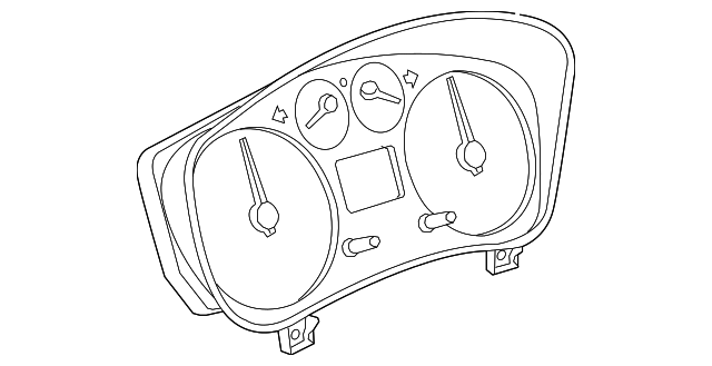9T1Z-10849-F Деталь INSTRUMENT CLUSTER