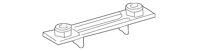 XR812840 Деталь FRONT C'MEMBER RETAINER PLATE, LEFT