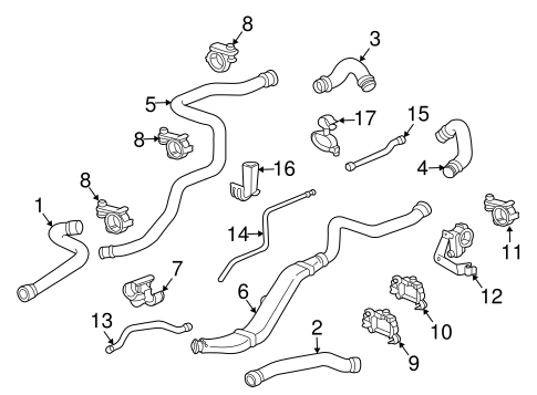 Cooling System/Belts & Pulleys for 2003 Porsche 911 #3