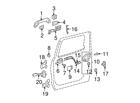 BODY/LOCK & HARDWARE for 2011 Toyota Tundra #1