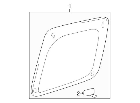 BODY/GLASS - REAR DOOR for 2015 Toyota Tacoma #1