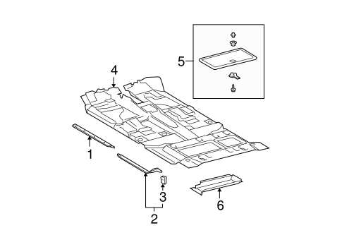 BODY/INTERIOR TRIM - CAB for 2006 Toyota Tundra #3