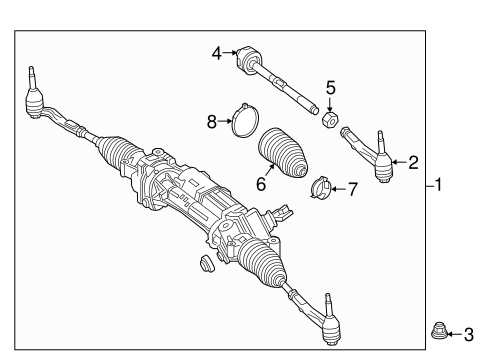 Steering Gear & Linkage for 2019 Mercedes-Benz E 450 #0