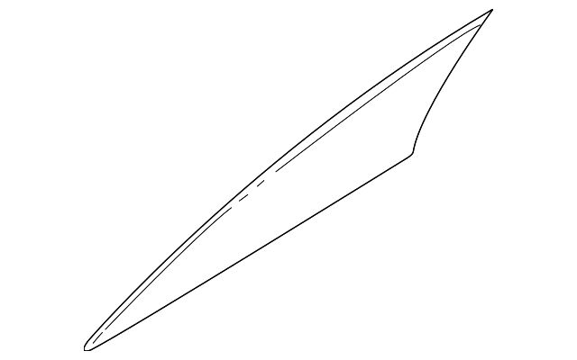 30859682 Деталь DOOR GLASS, RIGHT