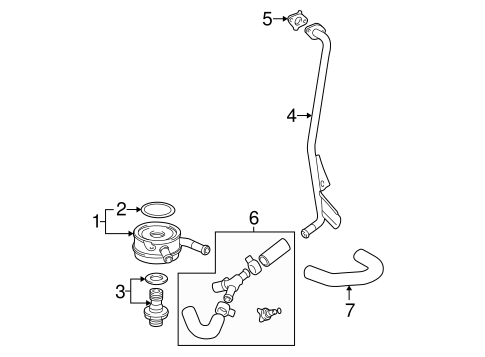 COOLING SYSTEM/OIL COOLER for 2003 Toyota Solara #1