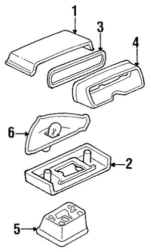 Grand Am HIGH MOUNTED STOP LAMP