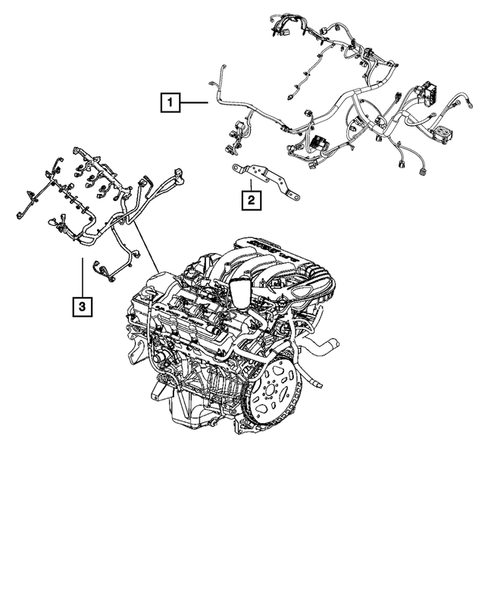 Wiring-Powertrain for 2016 Dodge Journey #1