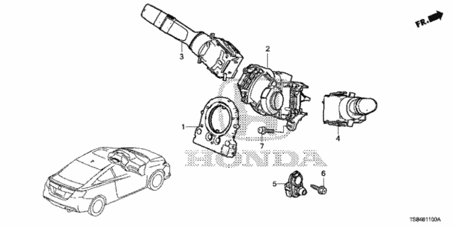 Combination Switch for 2012 Honda CIVIC COUPE #0