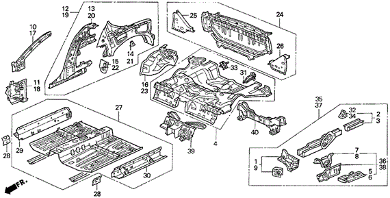 Stiffener, Rear Jack Stiffener, Rear Jack