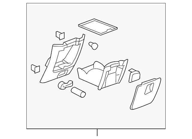 15797565 Деталь CONSOLE ASSY