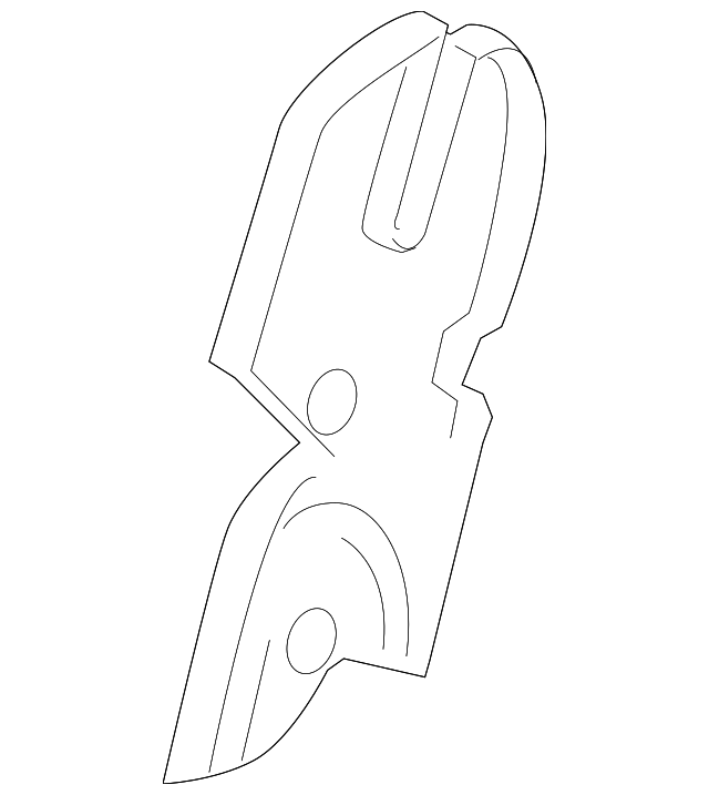 96839609 Деталь INNER COVER, LEFT