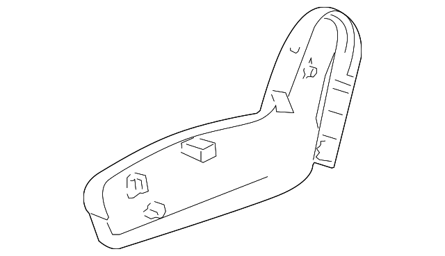 96839648 Деталь OUTER COVER, RIGHT