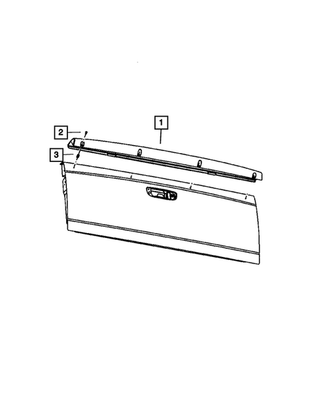 Moldings and Ornamentation for 2008 Dodge Ram 1500 #1