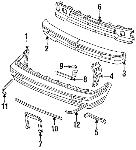 Festiva BUMPER ASSEMBLY