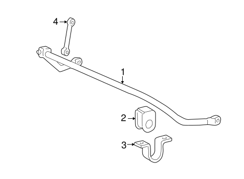 Front Suspension/Stabilizer Bar & Components for 2007 Ford F-250 Super Duty #1