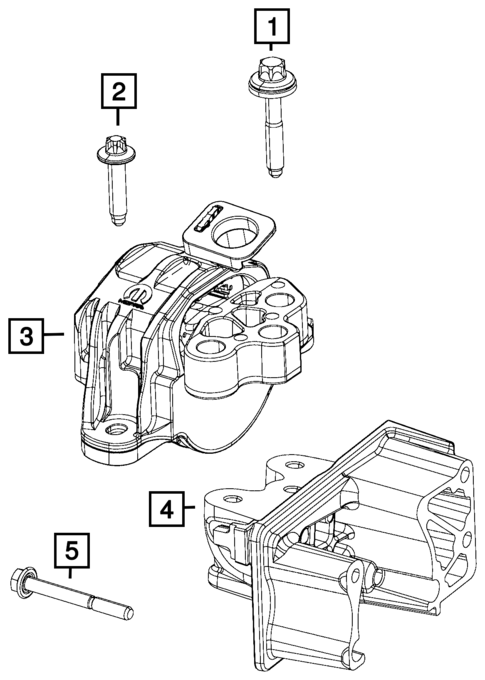 Engine Mounting for 2016 Fiat 500X #0